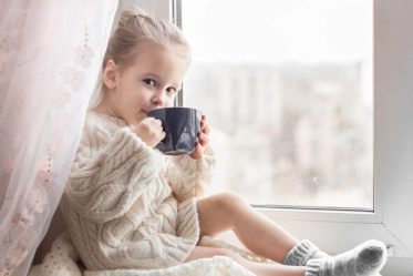 A Girl With Cofee mug